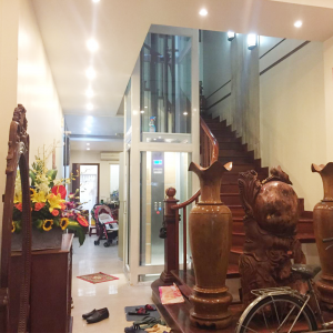 Công trình thang máy gia đình Anh Khánh